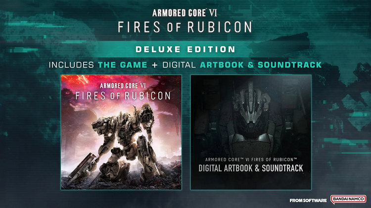 Armored Core VI Fires of Rubicon Deluxe Edition Includes
