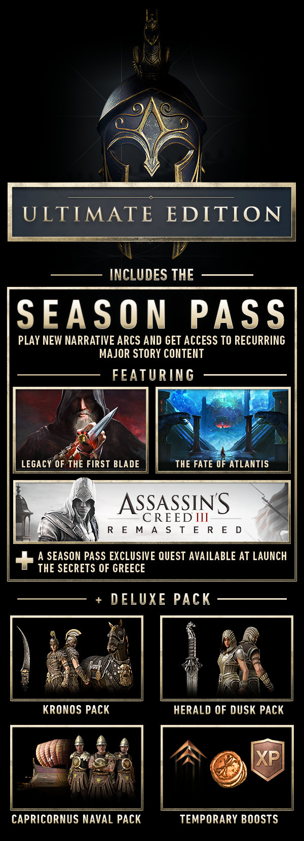 Assassin's Creed Odyssey - Ultimate Edition includes