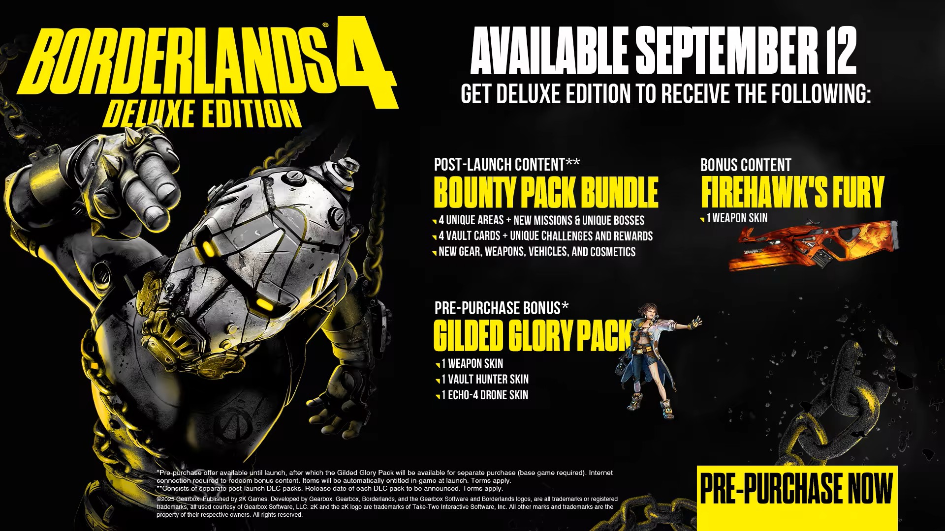 Borderlands 4 Deluxe Edition Includes