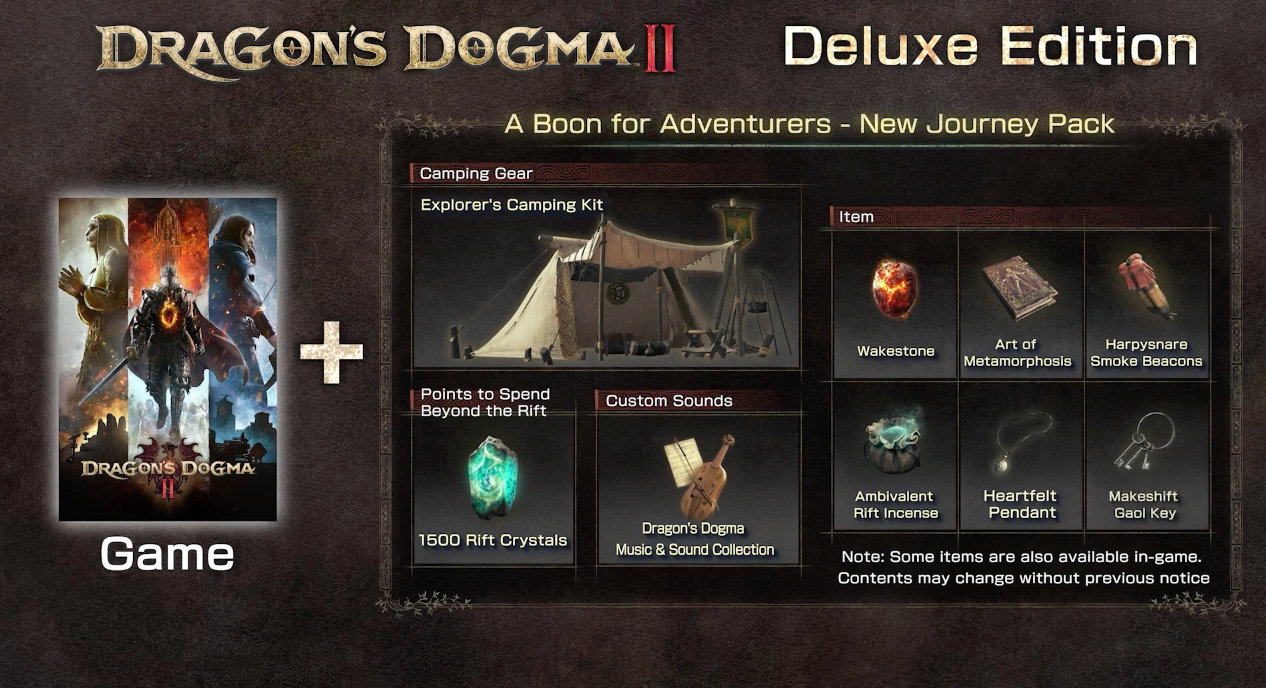 Dragon's Dogma 2 Pre-order Bonus