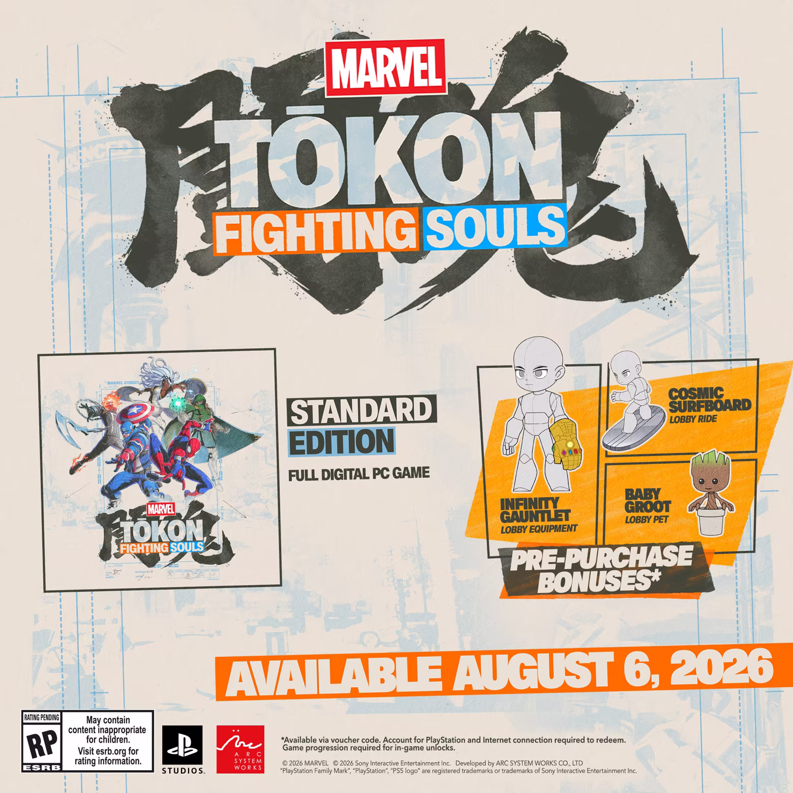 MARVEL Tōkon: Fighting Souls Pre-order Bonus