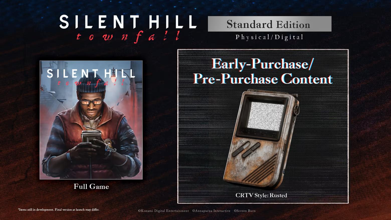 SILENT HILL: Townfall Pre-order Bonus