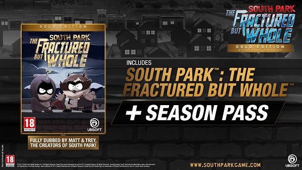 South Park: The Fractured But Whole - Gold Edition includes