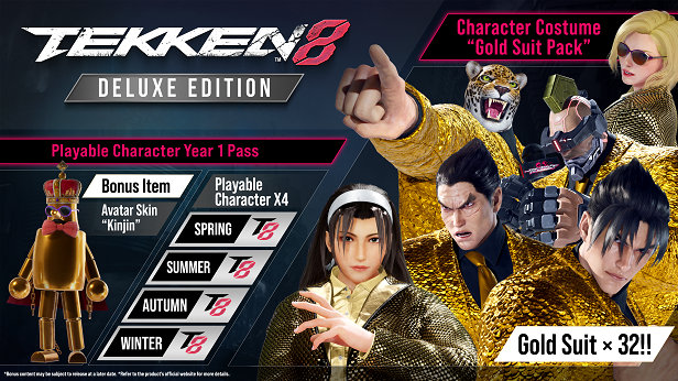 Tekken 8 Deluxe Edition includes