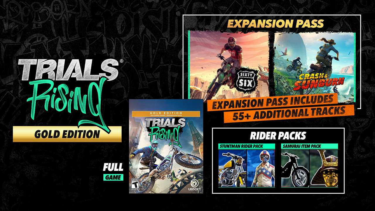 Trials Rising - Gold Edition includes