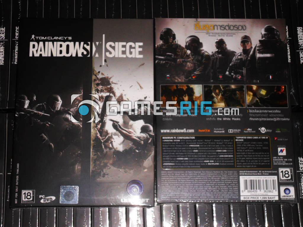 Our stock for Tom Clancy's Rainbow Six Siege