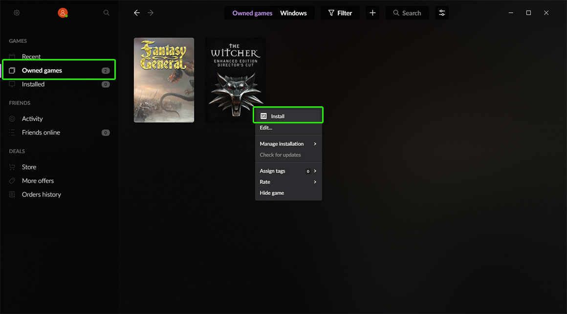 How to activate GOG key 
