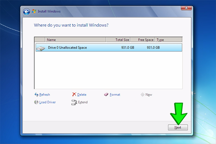 วิธีการติดตั้ง Windows 7