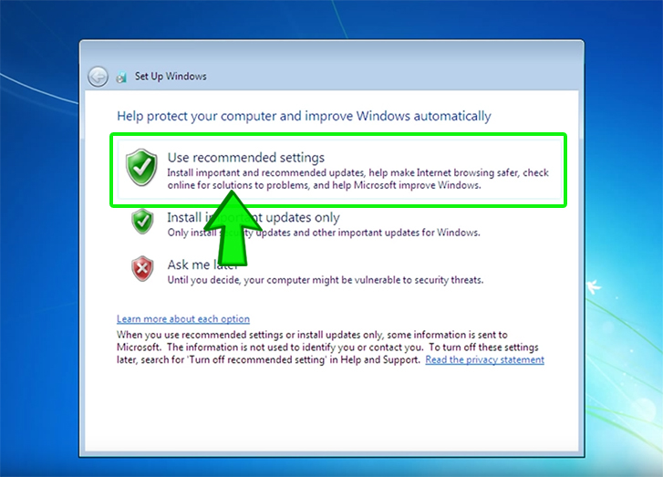 วิธีการติดตั้ง Windows 7