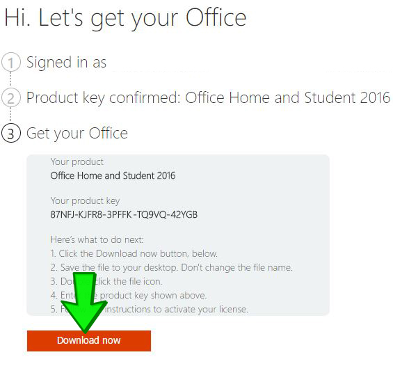 How to activate Microsoft Office