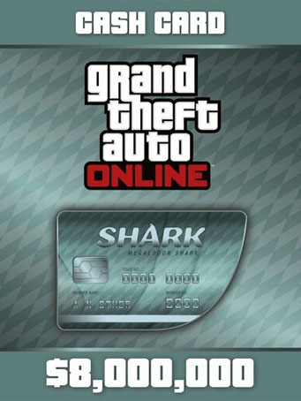 Grand Theft Auto Online: Megalodon Shark Cash Card - 8,000,000$ PC
