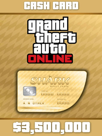 Grand Theft Auto Online: Whale Shark Cash Card - 3,500,000$ PC