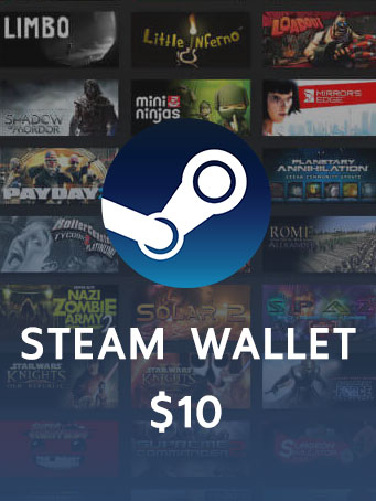 Steam Wallet $10