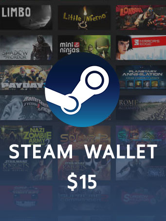 Steam Wallet $15